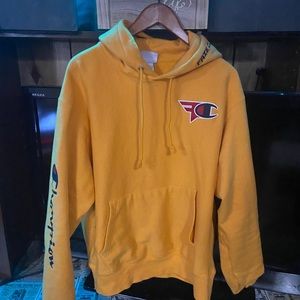 Faze x Champion Gold Hoodie Size L